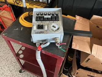 Generator transfer switch dry used but working