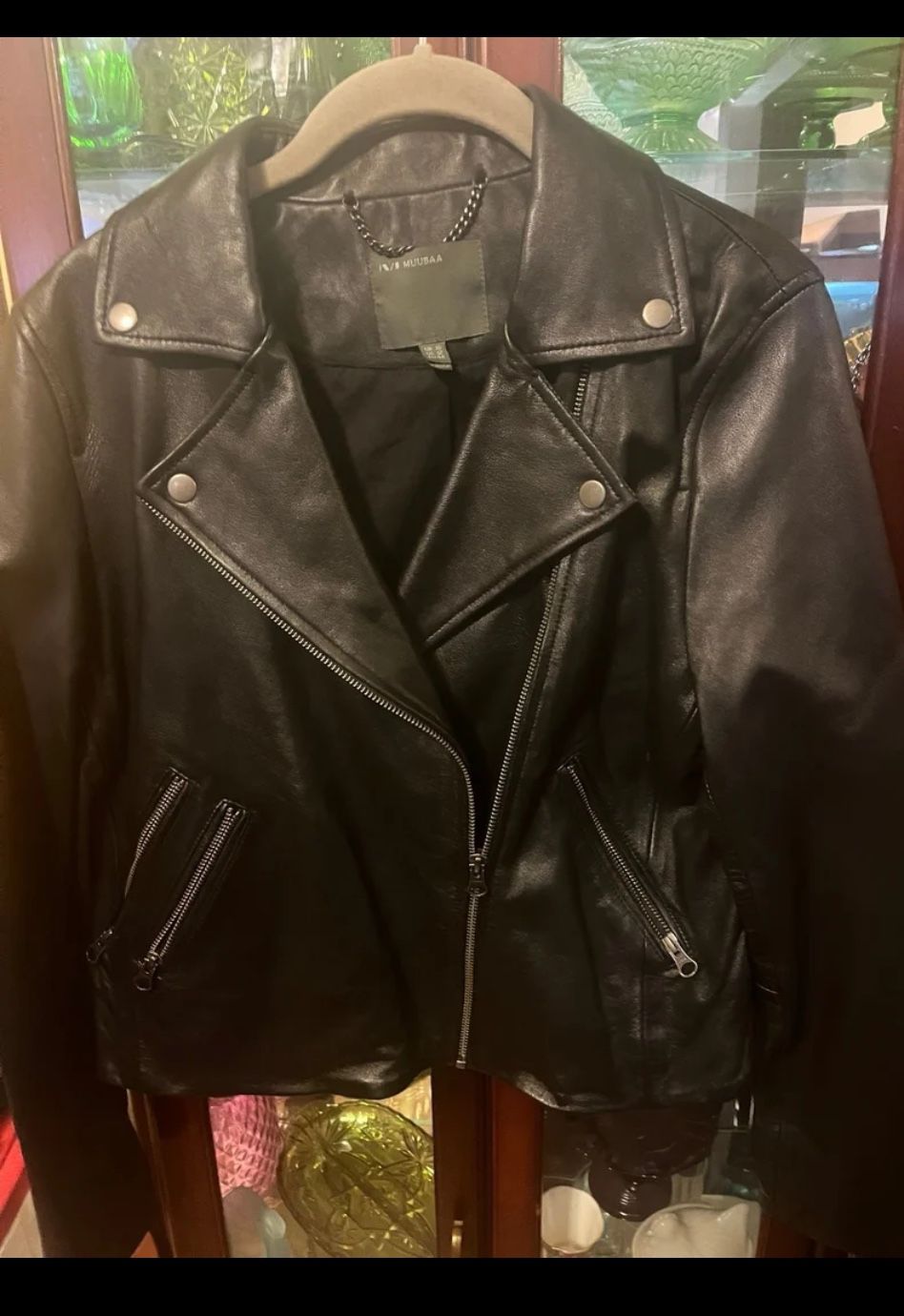 Women Leather Biker Jacket
