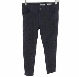 Kensie Star Print Effortless Ankle Jeans