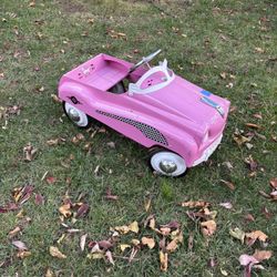 Pink Pedal Car-Vintage