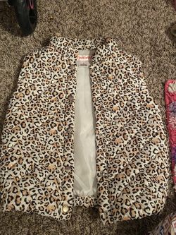 Girl Leopard Vest