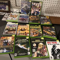 X Box Vintage Games Total 14 $50.00 For All 