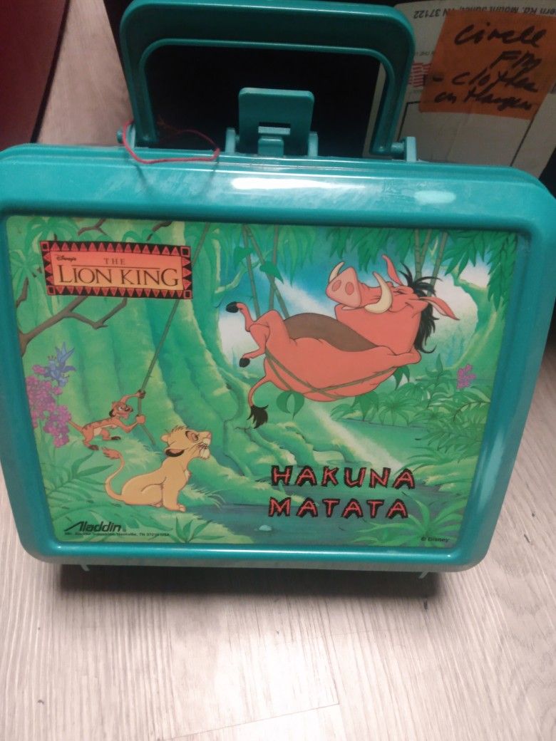 Vintage Lion King Lunch Box