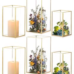 Hurricane Candle Holder Set of 6  
