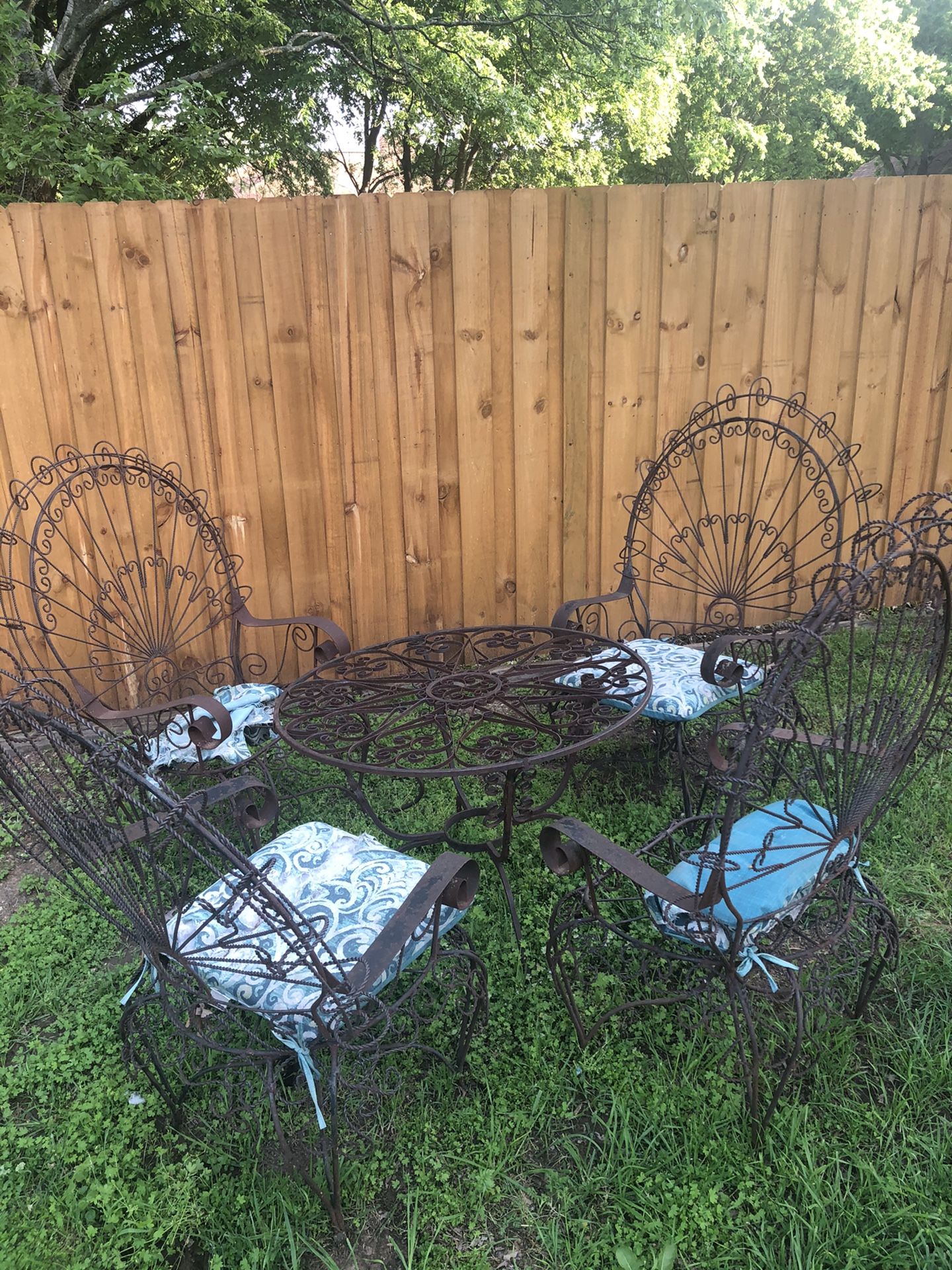 Antique Patio Chairs