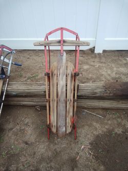 Vintage Snow Sled