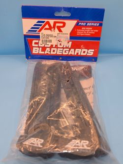 A&R Custom Bladegards Pro Series Skate Guards For Hockey or Skating NIB BLACK
