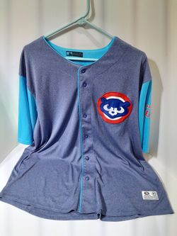 Chicago Cubs True Fan  6 Button Down Jersey men’s sz 2XL
