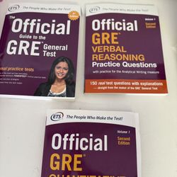 Official GRE Prep Books