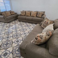 Three Piece Sofa, 