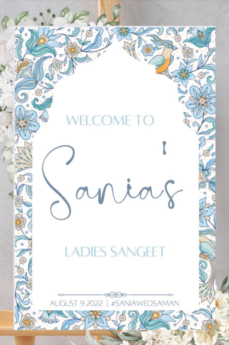 Jaggo, Sangeet, Mehndi, Maiyan & More – Desi Wedding Signage