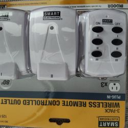 Wireless Remote Controlled Outlets
