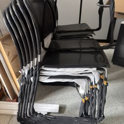 Office Chairs Stackable NEW 