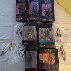 Star Wars Black Series Lot 