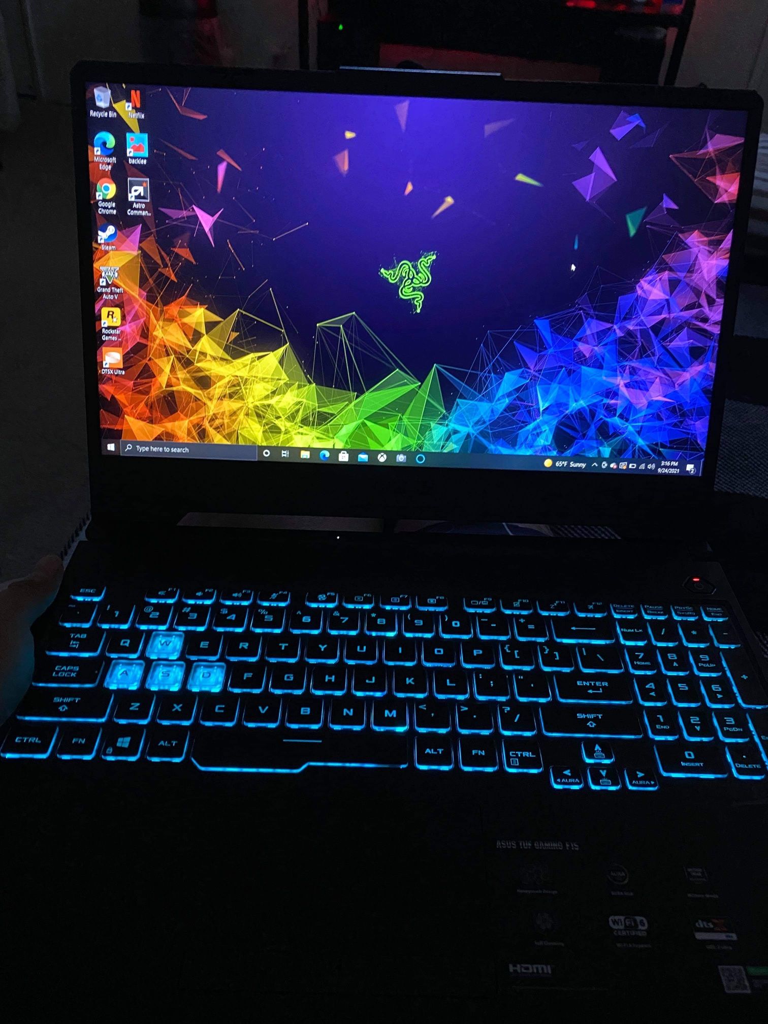 Gaming laptop Asus TUF F15