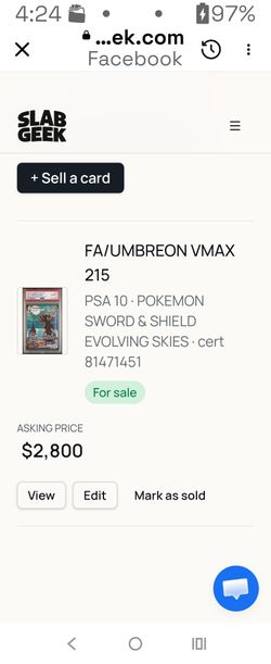 Umbreon vmax moon