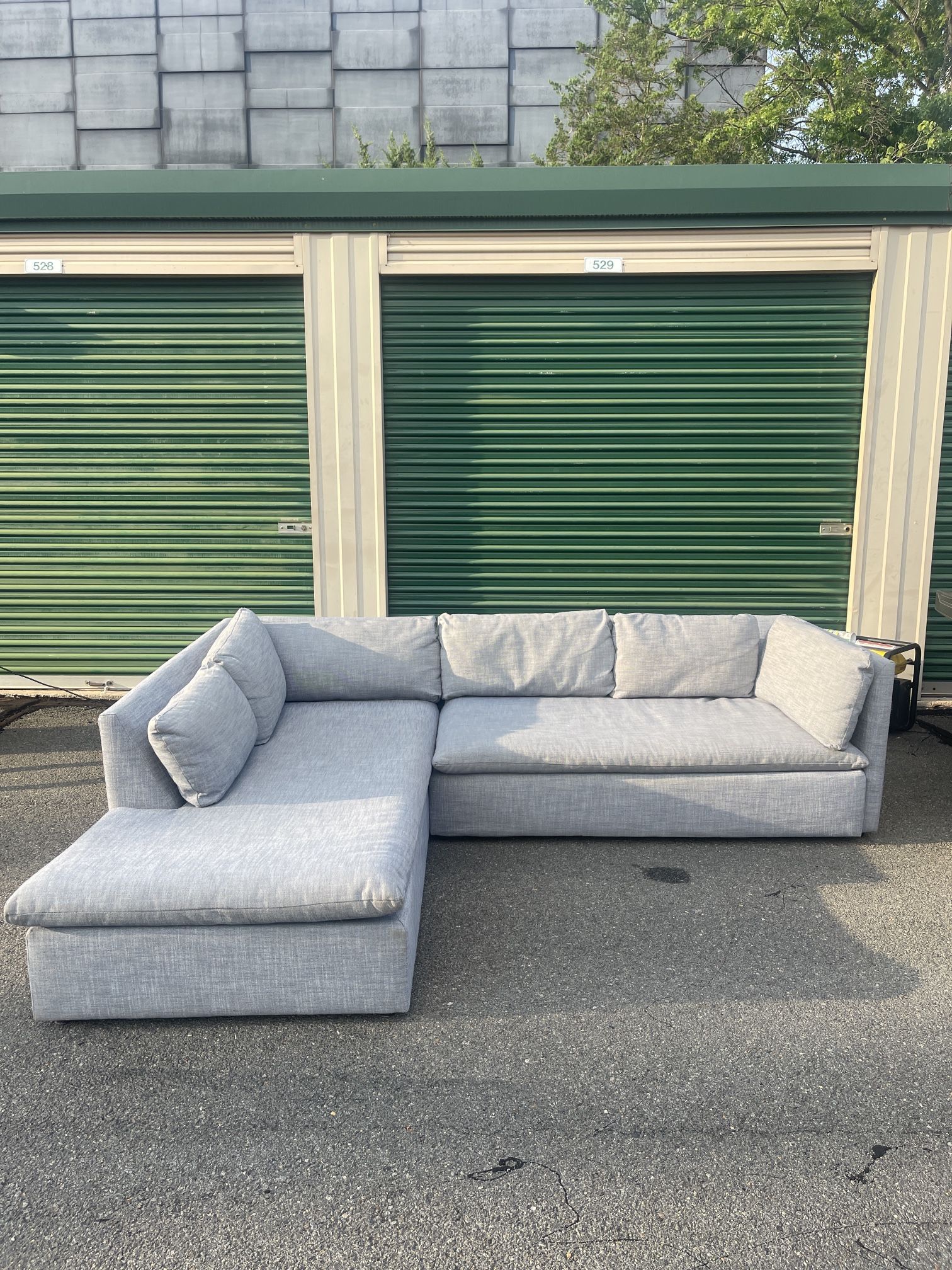 West Elm 2-Piece Sectional Sofa/Couch!