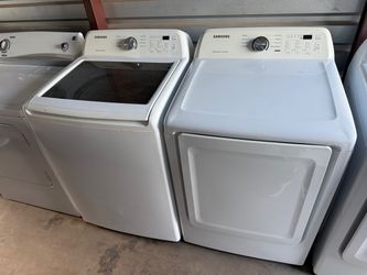 45 days warranty Samsung washer and electric dryer HE  4.5&7.4 cuft 