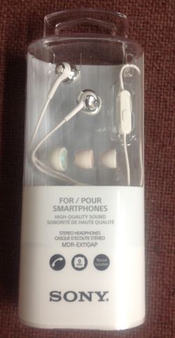 Sony Earbud Headphones w/ Mic