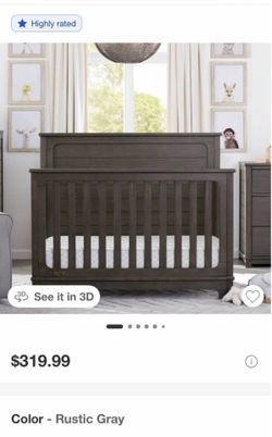 Toddler crib - convertible