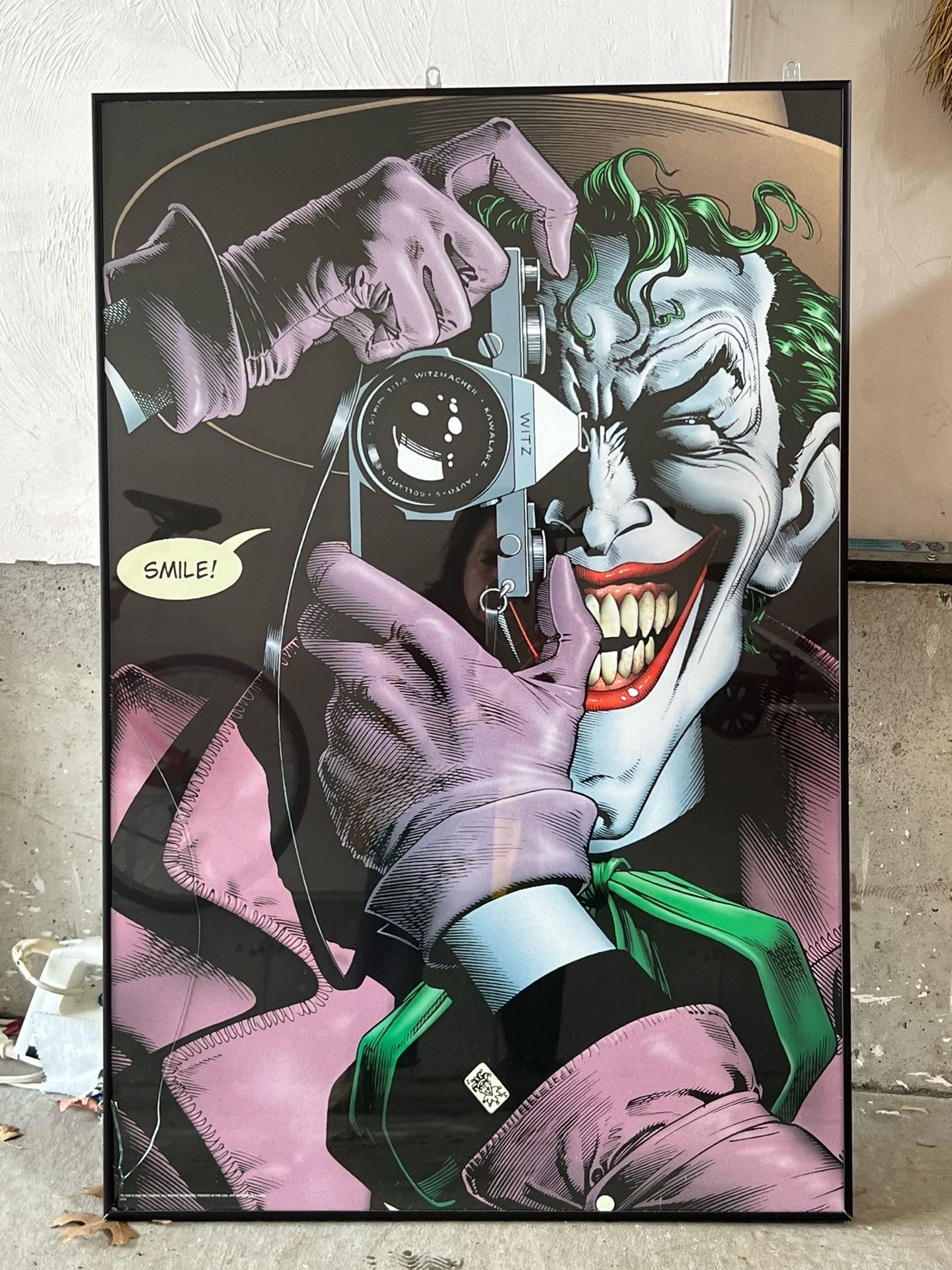 The Joker Comic Decor Framed Wall Art Print