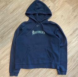 Nike Seattle Mariners Navy Pullover Hoodie Medium