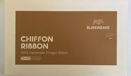 Chiffon Ribbon 1 inch x 100 Yds (20 Assorted Colors) Frayed Ribbons for Gift Wrapping Flower Bouquet Party Holiday Crafts