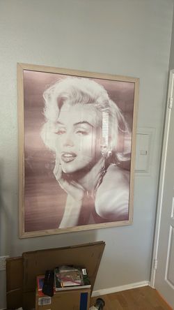 Large Marilyn Monroe Framed Wall Art
