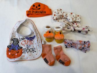 Baby newborn accessories Halloween bundle