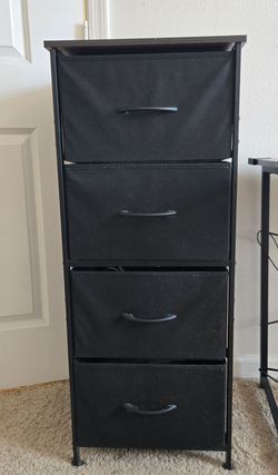 Black 4-Drawer Storage Organizer