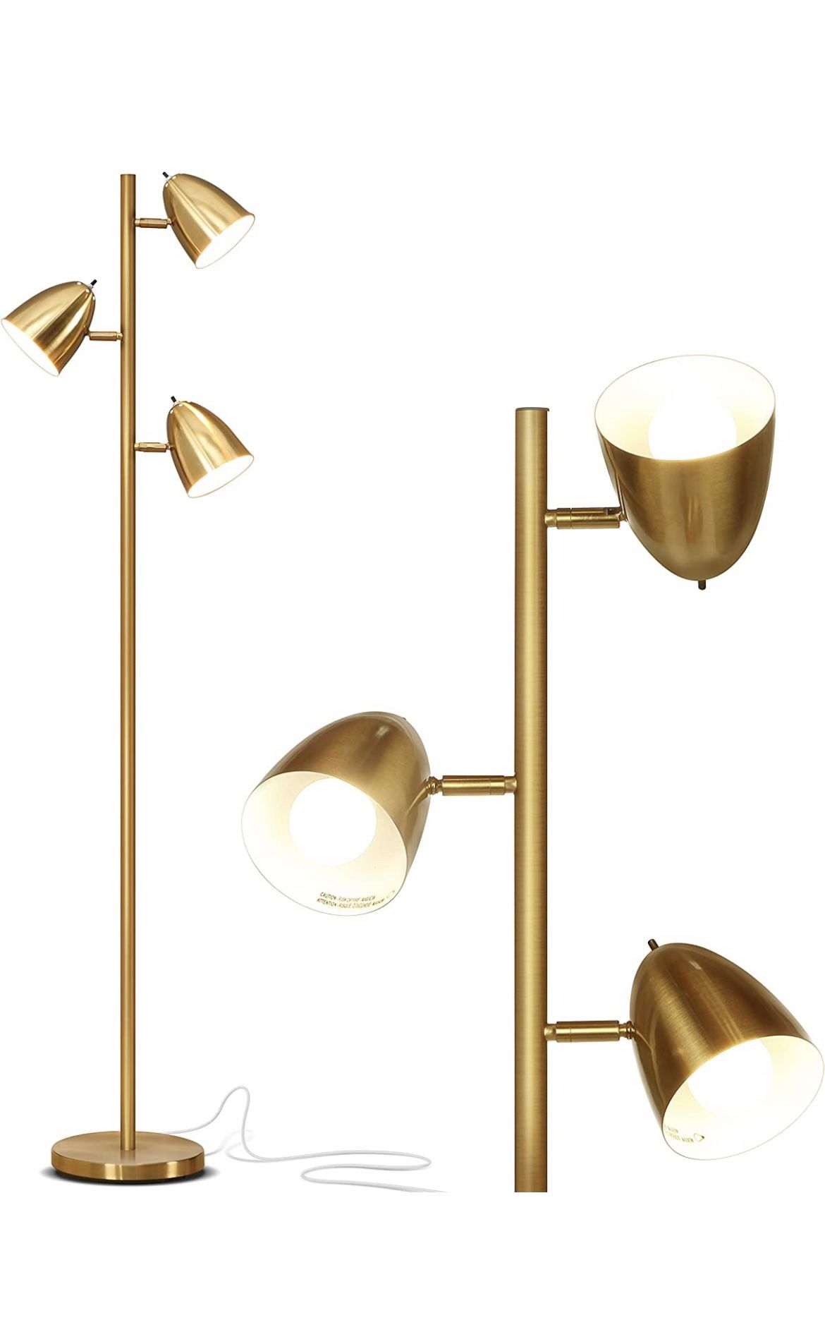 Gold floor Lamp