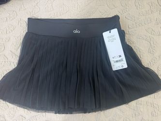 Alo Mesh Tennis Skirt