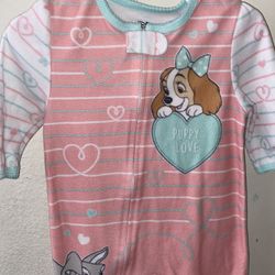 Lady & The Tramp Vintage Disney Baby Outfit 