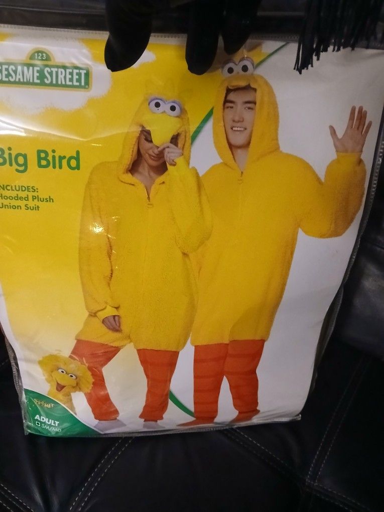 Sesame Street Big Bird Couples Costume (S/M)