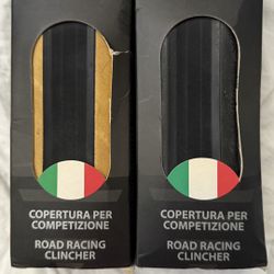 Veloflex Bike Racing Clincher Tires, 700 x 23, Master and Corsa (1 Each), New!!! Made In Italy!!!