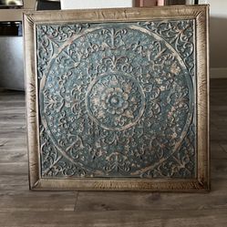 Ornate Metal Swirl Wall Decor CH