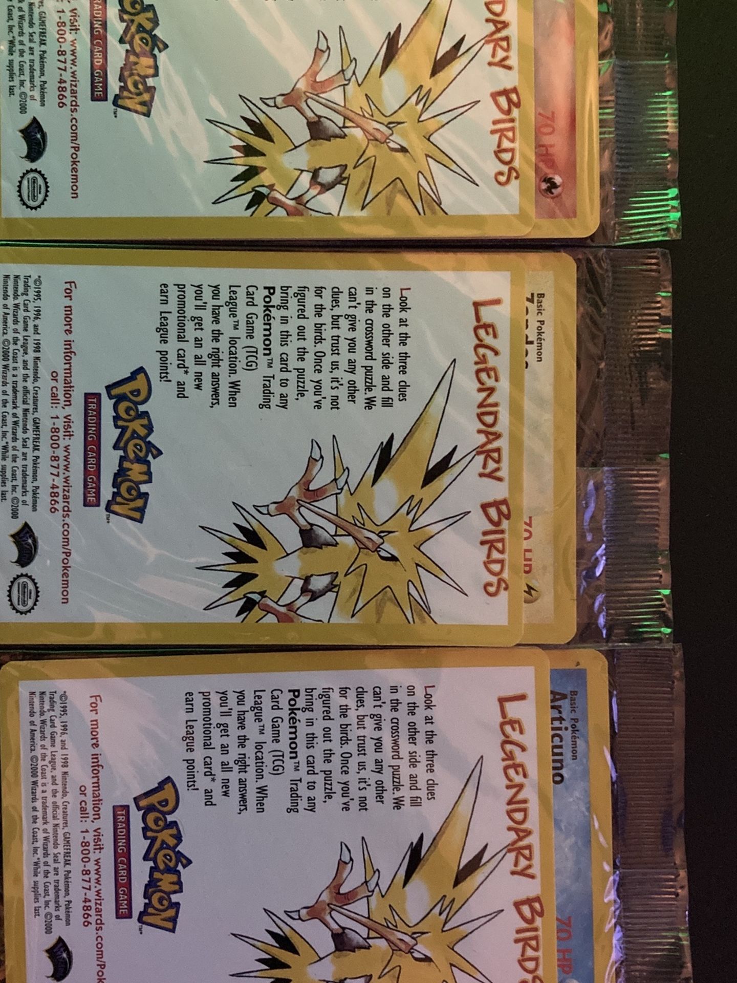 Pokémon 2000 Limited Promo Zappos Card