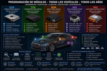 ECM • TCM • BCM • ABS • SRS Programming | Programación Para Todo Tipo de Vehículos