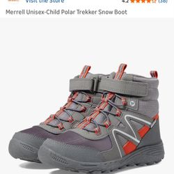 2 NEW Merrell Unisex-Child Polar Trekker Snow Boots