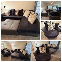 Living room set for sale! Good deal.