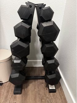 Dumbbells Set and Stand