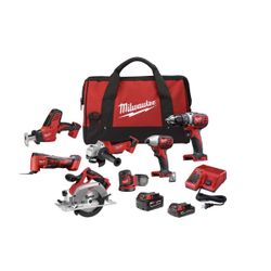 Milwaukee 7 Tool Combo - Brand New