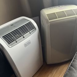 PICK UP ASAP…..2 Portable AC’s (air Conditioners) Delonghi And Black And Decker One Remote Is Missing Back Price Is For Both But Negotiable 