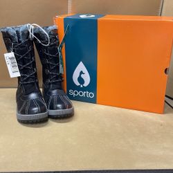 Sporto women’s tall combat winter boot