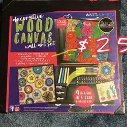 Coloring Wooden Box
