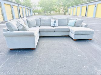 Luxurious Upscale Robb & Stucky Coastal Sectional Sofa