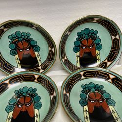 Porcelain Decorative Samurai Hanging Plate ($10 each)