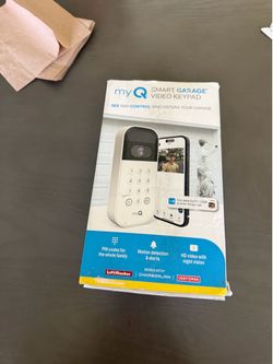 My Q smart garage video keypad