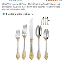 Flat Ware Set 65 Pcs
