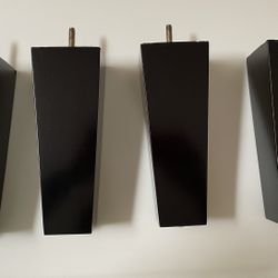 8" Pyramid Style Wooden Furniture Feet (Set 0f 4)